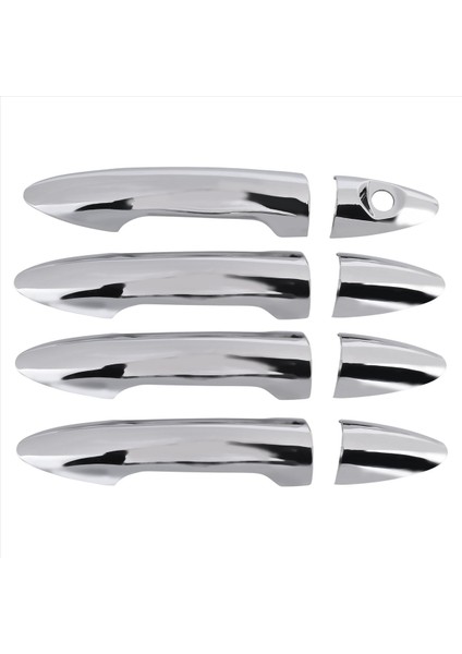 Kia K2 Rio 3 Sedan 2011-2015 Araç Krom Kapı Kolu Kapağı Çıkartması (Yurt Dışından)