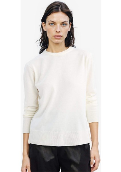 Relax Fit Bisiklet Yaka Triko Kazak C0058AX25WN modelleri