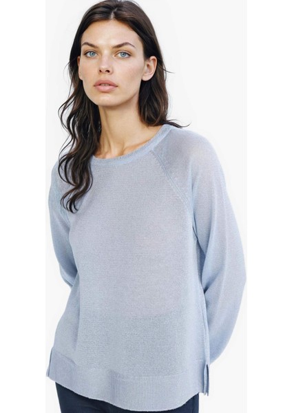 Regular Fit Bisiklet Yaka Basic Düz Triko Kazak C6818AX25SP