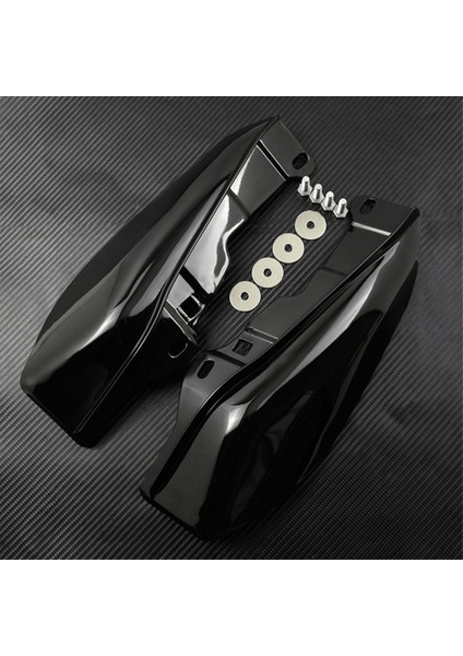 Motosiklet Parlak Siyah Orta Çerçeve Hava Saptırıcı Isı Kalkanı (Yurt Dışından) indirimleri