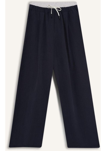 Baggy Fit Çift Cepli Normal Bel Standart Boy Tensel Pantolon G2870AX25AU fırsatları