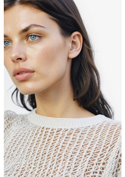 Regular Fit Kayık Yaka Basic Düz Triko Kazak E6997AX25SP fırsatları