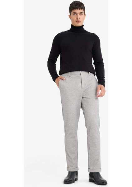 Tailored Regular Fit Düz Paça Penye Pantolon F1738AX25WN modelleri