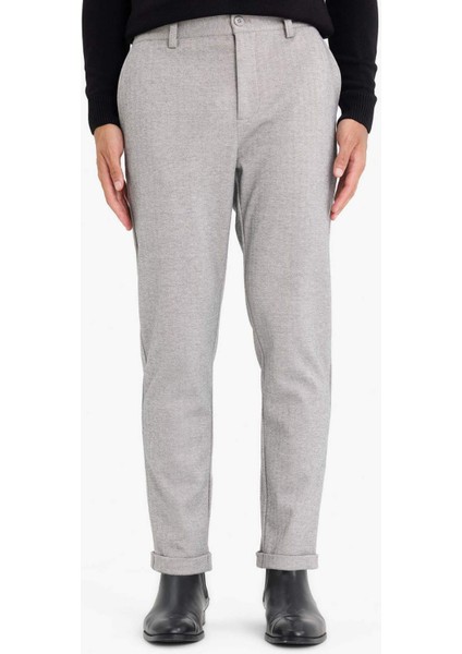Tailored Regular Fit Düz Paça Penye Pantolon F1738AX25WN