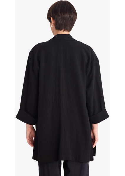 Regular Fit Ceket Yaka Pamuklu Blazer Ceket G0397AX25AU fiyatları