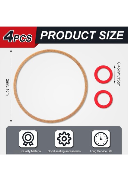 Honda GCV160 Için 4 Adet 16010-883-015 Karbüratör Kase Contası Takımı (Yurt Dışından) fiyatları