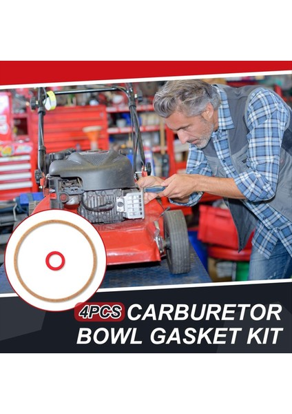 Honda GCV160 Için 4 Adet 16010-883-015 Karbüratör Kase Contası Takımı (Yurt Dışından) indirimleri