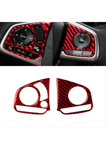 Honda Civic Için Direksiyon Simidi Düğme Anahtarı Kapağı Döşeme Dekor Çıkartması (Yurt Dışından) fiyatları