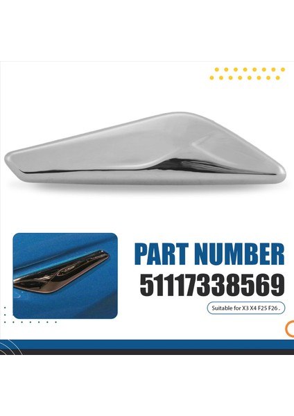 Bmw X3 X4 F25 F26 13-17 Ön Sol Çamurluk Lambası Kapağı Döşemesi (Yurt Dışından) modelleri