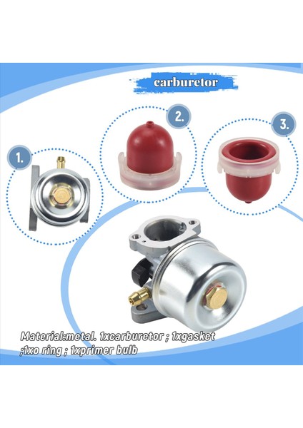 Briggs & Stratton Motoru Için Karbüratörlü Biçme Makinesi 799868 498254 497347 (Yurt Dışından) indirimleri