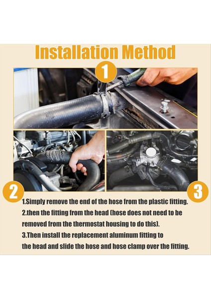 Bmw N51 N52 N53 N54 135I 328I 525I Için Alüminyum Su Hortumu Bağlantısı (Yurt Dışından) indirimleri