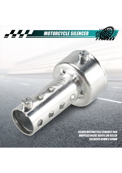 Motosiklet Egzoz Kutusu Susturucu Eki Baffle Susturucu 45MM x 80MM (Yurt Dışından) fırsatları