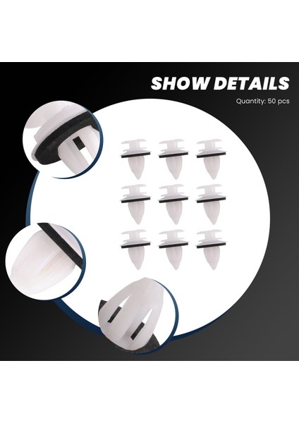 Bmw E34 E36 E38 E39 E46 X5 Için Conta Halkalı 50 Adet Kapı Paneli Klipsi (Yurt Dışından) indirimleri