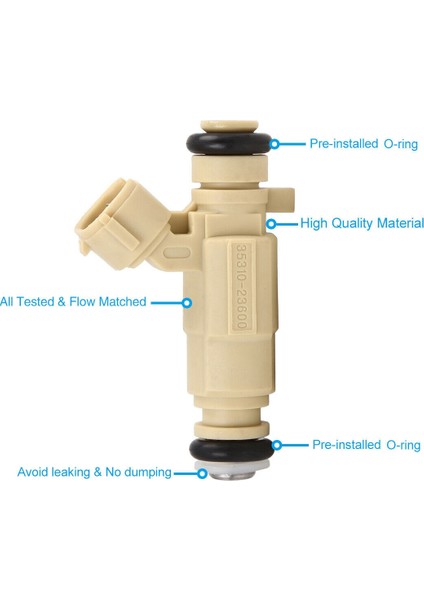 Hyundai Elantra Tiburon Tucson 2.0l 2.7l Için Otomotiv Yakıt Enjektörü (Yurt Dışından) fiyatları