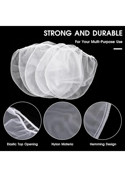 10 Adet Boya Süzgeci Torbası, 1 Galonluk Büzgülü Boya Filtresi (Yurt Dışından) indirimleri