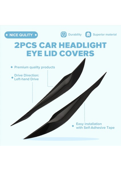 Bmw 3 Serisi F30 F31 2012-2018 Için 2 Adet Araba Far Kapağı Kapağı (Yurt Dışından) fırsatları