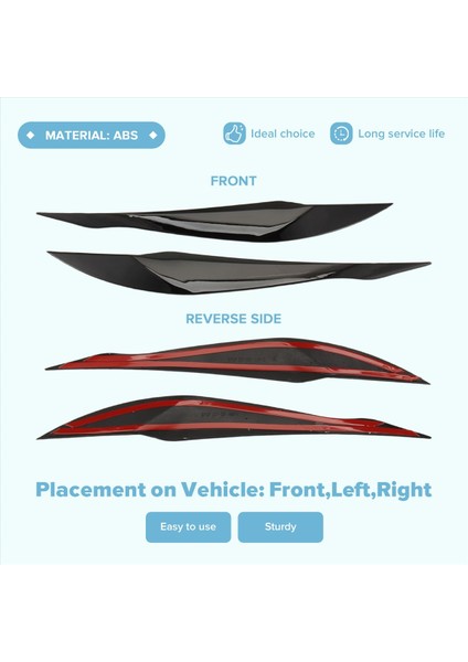 Bmw 3 Serisi F30 F31 2012-2018 Için 2 Adet Araba Far Kapağı Kapağı (Yurt Dışından) indirimleri