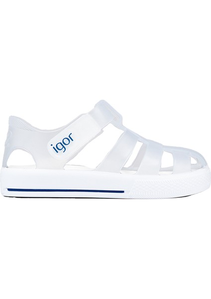 Star Unisex Çocuk Beyaz Sandalet