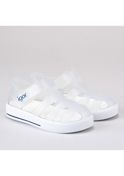 Star Unisex Çocuk Beyaz Sandalet