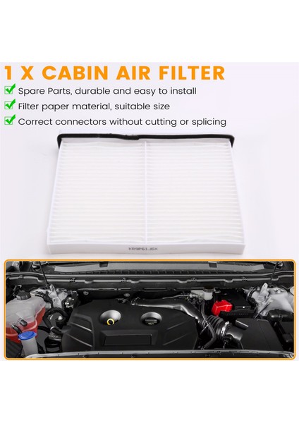 Mazda Cx-90 2024 2025 Cx-70 2025'E Uygun Kabin Hava Filtresi (Yurt Dışından) indirimleri