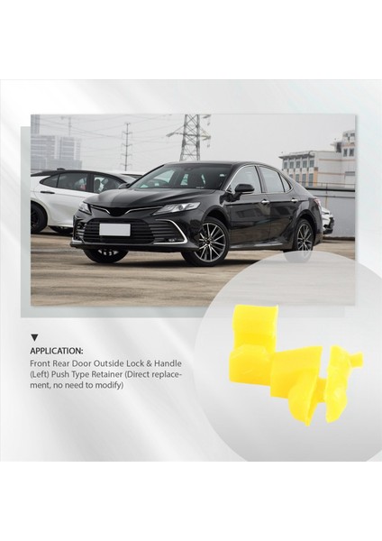 Toyota Için 10 Kapı Kilidi 5 mm Çubuk Klips Sürücü Tarafı Kol Tutucu (Yurt Dışından) fiyatları