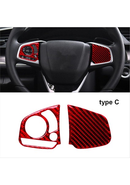 Honda Için Abs Direksiyon Simidi Düğme Anahtarı Kapağı Döşeme Dekor Çıkartması (Yurt Dışından) fiyatları