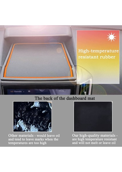 Subaru-Crosstrek/ımpreza 2018-2022 Için Gösterge Paneli Paspasları (Turuncu) (Yurt Dışından) indirimleri