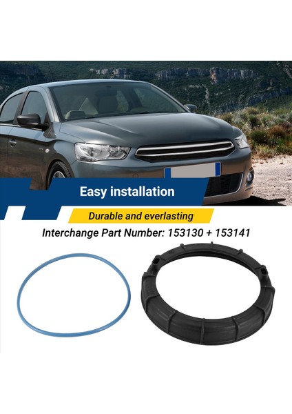 Peugeot Citroen 307 206 207 Için Yakıt Deposu Conta Pompası Üst Halka Kapağı (Yurt Dışından) indirimleri