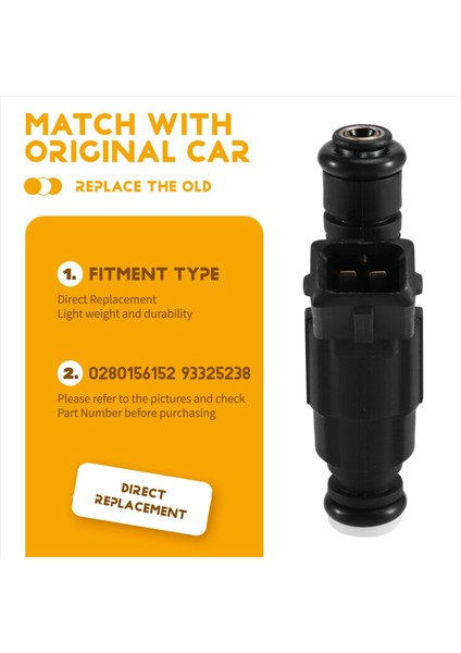 0280156152 Gm Corsa / Merıva Fiat Için Araç Yakıt Enjektör Memesi 1 Adet (Yurt Dışından) indirimleri