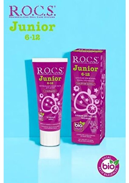 Junior Orman Meyveli Diş Macunu ve Diş Fırçası Seti 6-12 Yaş İçin Doğal İçerik fiyatları