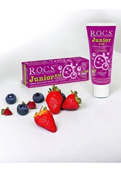 Junior Orman Meyveli Diş Macunu ve Diş Fırçası Seti 6-12 Yaş İçin Doğal İçerik indirimleri