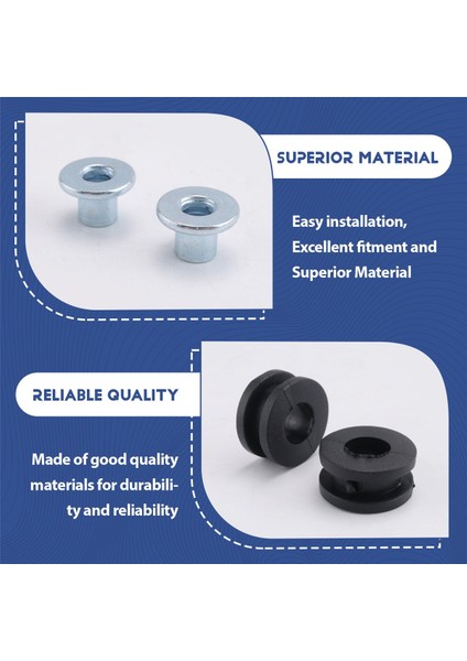 Honda Yamaha Kawasaki Için 20 Adet Motosiklet Kauçuk Grommets Kiti (Yurt Dışından) indirimleri