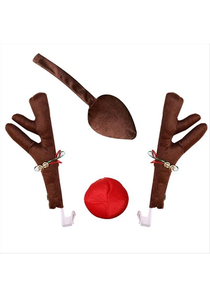 Noel Araba Boynuzu Dekorasyonu Noel Araba Kiti Noel Si (Yurt Dışından)