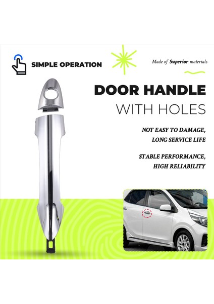 Kia Picanto Için 82661-1Y020 Ön Sağ Dış Kapı Kolu (Yurt Dışından) fırsatları