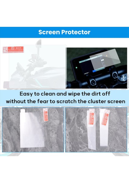 Yamaha Için 2'li Motosiklet Hız Göstergesi Ekran Koruyucu Seti (Yurt Dışından) fırsatları