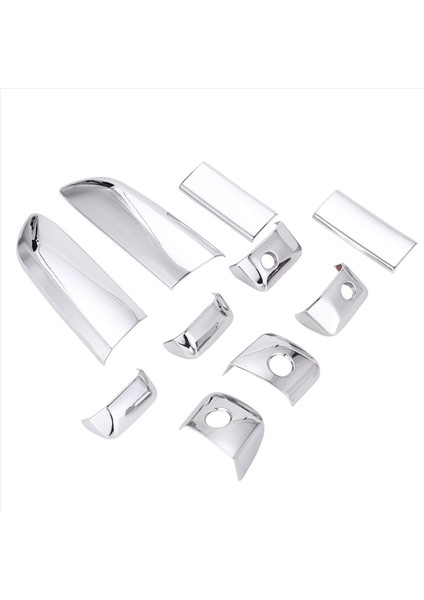 Toyota Hiace 2005-2015 Için 10 Adet Abs Krom Kapı Kolu Kase Paneli (Yurt Dışından)