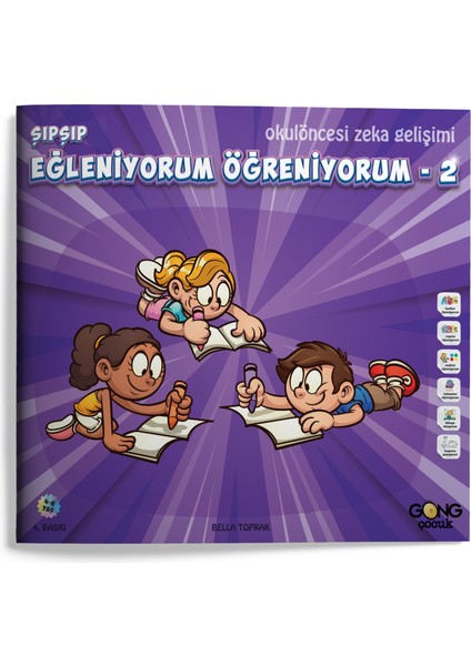 2li Set Sanat Etkinlikli Boyama Kitabı ve Şıp Şıp Eğleniyorum Öğreniyorum 6'lı Çocuk Kitap Seti modelleri