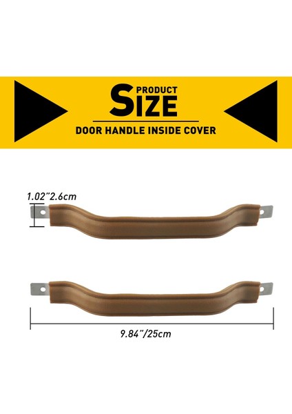 Jeep Cj5 Cj7 Cj8 Kahverengi Araç Iç Kapı Kolu Çekme Kayışı Döşemesi (Yurt Dışından) indirimleri