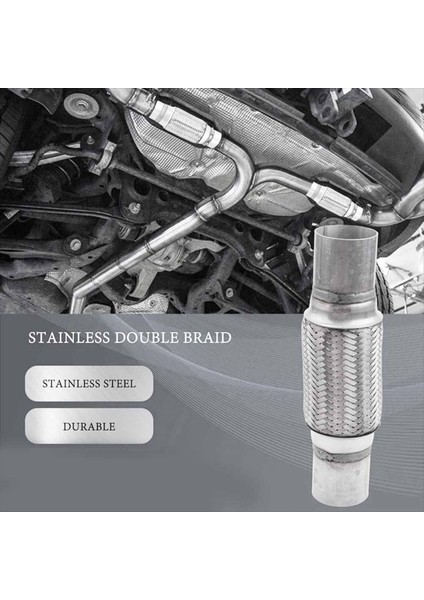 Egzoz Esnek Borusu Paslanmaz Çelik Çift Örgü (Yurt Dışından) fırsatları