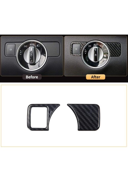 Benz Gl Gls Vb. Için Karbon Fiber Far Lambası Anahtar Kapağı Çıkartması (Yurt Dışından) fiyatları