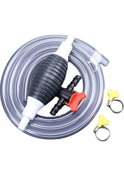 Çok Işlevli Sıvı Emme Pompası, Manuel Yakıt Transfer Pompası (2 Metre) (Yurt Dışından)