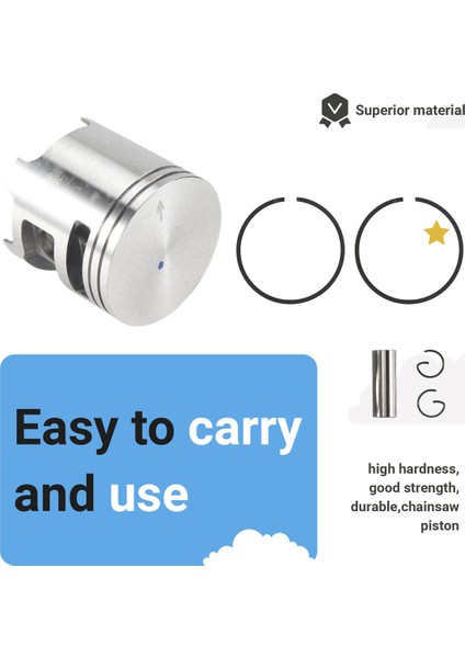 Husqvarna 576 576XP Piston ve Segman 51MM 575 25 73-02 Karbüratör Için (Yurt Dışından) indirimleri