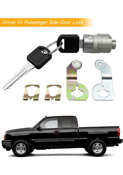 Cadillac Için 15298924 Anahtarlı Sürücü ve Yolcu Kapısı Kilitleri (Yurt Dışından) fiyatları