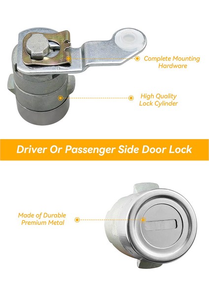 Cadillac Için 15298924 Anahtarlı Sürücü ve Yolcu Kapısı Kilitleri (Yurt Dışından) modelleri