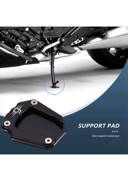 K1600GT K1600GTL Için Motosiklet Ayaklık Pedi Yan Standı (Siyah) (Yurt Dışından) indirimleri