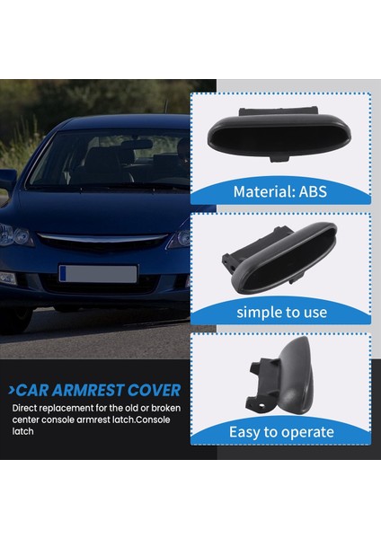 Honda Civic 2007-2009 Için Otomatik Kol Dayanağı Kılıfı 83451-SNA-A01ZA (Yurt Dışından) fırsatları