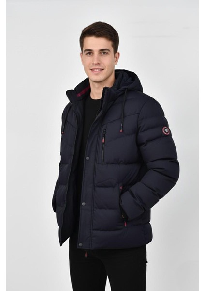 Erkek Kapüşonlu Iç Kürklü Spor Mont 99526 BGL-ST04171 fiyatları