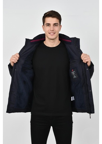 Erkek Kapüşonlu Iç Kürklü Spor Mont 99526 BGL-ST04171 fırsatları