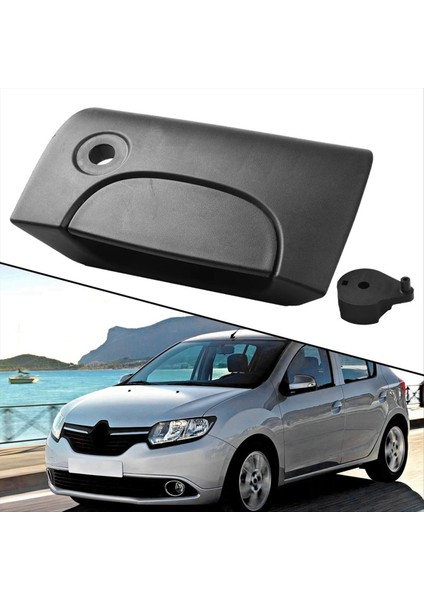 Renault Kangoo 1997-2007 Için Siyah Arka Kapı Kolu (Yurt Dışından)