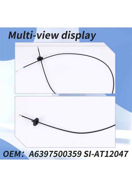 Benz Vito/viano W639 2003-2014 Için Ön Motor Kaputu Kilidi Mandalı Teli (Yurt Dışından) fırsatları